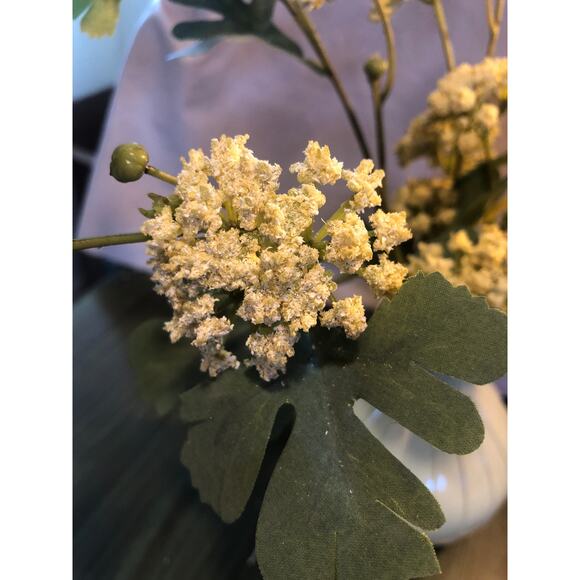 Hearth & Hand with Magnolia NWT 16" Faux Yellow Sedum Floral Summer Arrangement\ - Picture 5 of 7